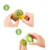 Draagbare Keuken Wig Snijder Kiwi Fruit Dunschiller Kiwi Verdeler Snijmachine En Citroenzester Voor Kaas Groenten En Aardappelen