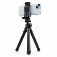 Trépieds pour téléphone, support de caméra mobile, clip pour smartphone, monopode, trépied pieuvre, mini trépied, statif pour téléphone