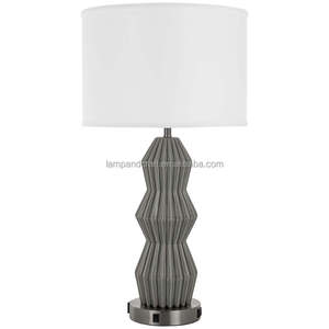Black LED Desk <b>Lamp</b> with Switch in the Base for Home Decor Bedroom Hotel Lobby Hotel Guestroom - Product Image 3