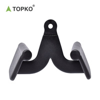 TOPKO Équipement de musculation Gym Accessoires de fitness Barre de traction Lat Ensemble Durable Multifonctionnel Poignée de traction Poignées