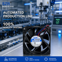 SZR7025 24V Kunststoff Bürstenloser Motor Kugellager Hochgeschwindigkeits-DC-Axiallüfter Kunststoffblätter OEM/ODM Anpassbarer Elektromotor