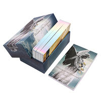 Amour personnalisé russe feuille d'or Tarot cartes impression Oracle cartes livre avec guide
