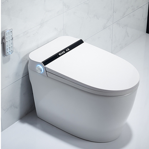 <span class=keywords><strong>WC</strong></span> intelligent monobloc moderne à capteur, à poser au sol, en céramique, avec nettoyage automatique pour la maison - Product Image 1