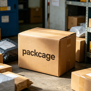 Boîtes d'expédition en carton ondulé avec logo personnalisé, imperméables, de qualité alimentaire, pour envoi postal, vente en gros - Product Image 2