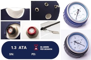 Chambre hyperbare à oxygène souple <span class=keywords><strong>MACY</strong></span>-PAN ST801 1.3 ATA 1.5 ATA HBOT pour la récupération sportive, le bien-être à domicile et les spas, certifiée CE - Product Image 2