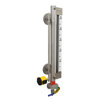 4-20ma Glass Tube Float Liquid tank Magnetic Flap Level Gauge Fuel Water Level Measuring Instrument | KETAI Brand | OEM