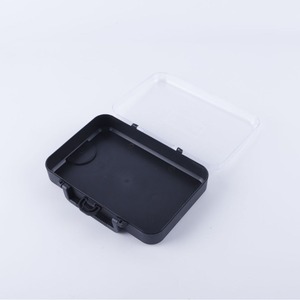 Tool Box Plastic Black 265Mm Depth Portable General Packaging With Snap On Lid Up To 10L Capacity - Product Image 2