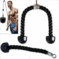 Accessoire de presse triceps pour machine à câbles, double poignée, équipement de fitness pour la maison pour les séances de triceps sur machine à câbles