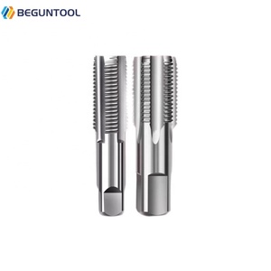 Tarauds à droite pour filetage <span class=keywords><strong>NPT</strong></span> en pouces (<span class=keywords><strong>1</strong></span>/8'', <span class=keywords><strong>1</strong></span>/<span class=keywords><strong>4</strong></span>'', 3/8'', <span class=keywords><strong>1</strong></span>/2'', 3/<span class=keywords><strong>4</strong></span>'') – Outils de filetage métalliques pour usinage de fils - Product Image 1