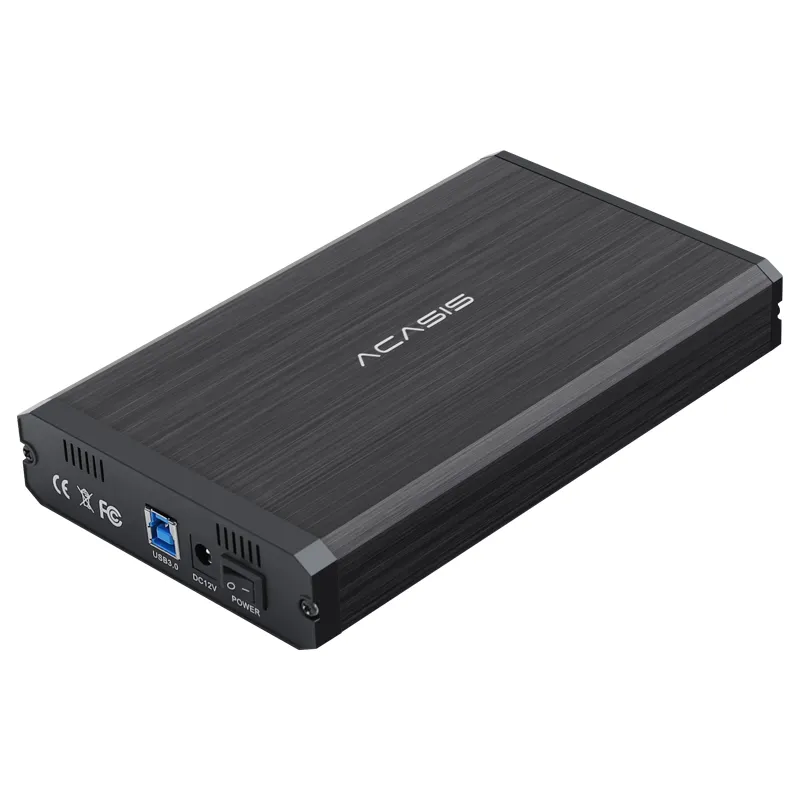 Caja de disco duro externa USB 3,0 SATA, soporte para ordenador portátil de escritorio HDD Stock Hablacksk Enclosembroidery Alpcinum de 3,5 pulgadas por 4TB