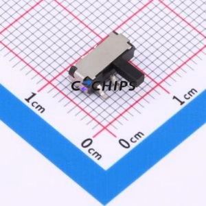 MST-22D18G4-WT Slide Switch SMD Switch Double Pole Double Throw Rectangle Pin Header SMD Tab Horizontal Mount - Product Image 1