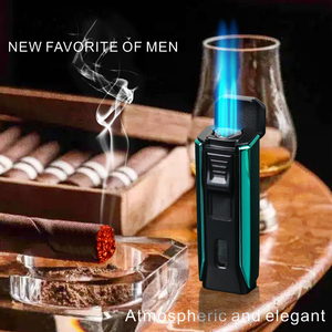 Debang <span class=keywords><strong>Torch</strong></span> nhẹ hơn <span class=keywords><strong>2025</strong></span> Sản phẩm mới Ba Ngọn Lửa Windproof xì gà nhẹ hơn - Product Image 5