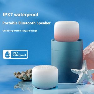 Hải Quan OEM Logo Bluetooth Nhỏ Loa Ipx7 Ngoài Trời Không Thấm Nước Xách Tay <span class=keywords><strong>Mini</strong></span> Gradient Âm Thanh Không Dây Quà Tặng - Product Image 4