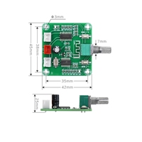 Carte d'amplificateur de puissance XH-A158 5.0 Pam8403, petite carte d'amplificateur de puissance DIY pour haut-parleur sans fil 5W*2