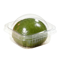 Boîte à mochi individuelle, conteneur Daifuku, emballage Qingtuan en gros, boîte en plastique transparente pour les sucreries asiatiques