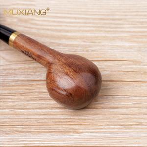Muxiang Wooden Tobacco Pipe Straight Type Handcrafted Rosewood Smoking Pipe For Personal Gift - Product Image 4