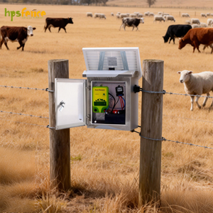 Électrificateur de clôture de sécurité <span class=keywords><strong>solaire</strong></span> 2J haute tension étanche 20KM avec boîtier en acier inoxydable - Product Image 1
