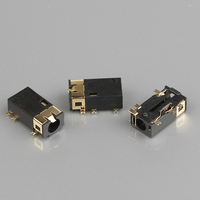 LY-PJ-A32 Convertidor SMT de 6 Pines con Revestimiento de Bronce Fosforoso, Conector de Audio de 3.5mm, Micrófono Óptico, Conector Hembra de Nylon y Acero Inoxidable para Teléfono