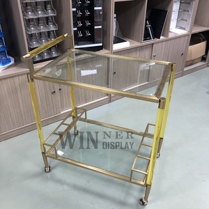 Đẹp hai lớp thân thiện với môi trường cho màn hình tùy chỉnh đứng cho khách sạn hãng hàng không chất lượng cao phong cách hiện đại dịch vụ xe đẩy - Product Image 4