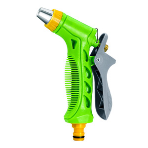 L1 High Pressure Water Gun Green <b>Plastic</b> Handle Alloy Nozzle For Car Washing Floor Cleaning Yard Use Manual Operation - Product Image 3