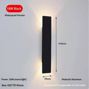 Lampade da Parete a Striscia LED 24W <span class=keywords><strong>per</strong></span> Casa e Ufficio, Design Moderno <span class=keywords><strong>per</strong></span> Uso Interno/Esterno, Montaggio a Parete - Product Image 6