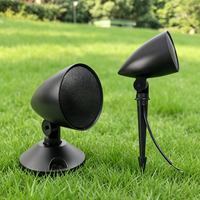 Haut-parleur extérieur de 3 pouces 15W pour aménagement paysager, 70V 100V, étanche en ABS, avec piquet de fixation au sol, pour villas, parcs et centres de villégiature - Vente en gros usine