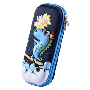 PVC Pencil case Large Capacity Suitable for <b>School</b> Students Custom Different Colors and logo - Product Image 4