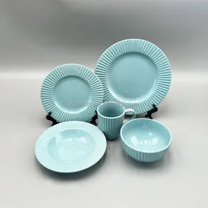 WinWin Brand new ceramic dinner set bonechina blue chinese dinnerware sets with high quality