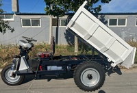 Camion benne électrique mini-dumper sur roues pour l'exploitation minière, avec une charge utile de 400 kg et une vitesse de 70 km/h