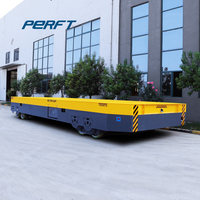 Chariot de transfert électrique BWP pour entrepôt, chariot à plateforme sans rail alimenté par batterie pour le stockage et le déplacement de charges personnalisées en intérieur