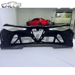 Parachoques Delantero de Fibra de Carbono Semi-Completa Compatible con Alfa Romeo <span class=keywords><strong>Giulia</strong></span> <span class=keywords><strong>GTA</strong></span> M con Emblema Quadrifoglio - Product Image 5