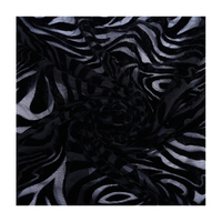 Tissu en velours véritable Swan Flower, tissu lurex fleuri, tissu doux tissé et brodé, 100% soie, tissu pour robe pour filles
