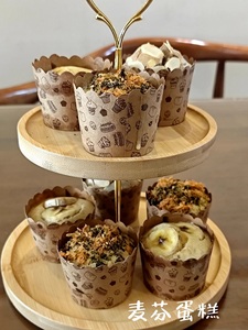 Support à cupcakes en bois à 3 niveaux, présentoir à desserts en bambou, <span class=keywords><strong>plateau</strong></span> à étages pour mariage <span class=keywords><strong>et</strong></span> ferme rustique - Product Image 4