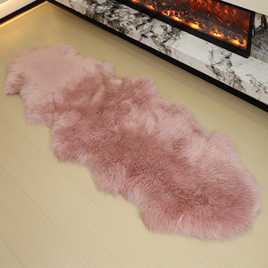 Tappeto in pelle di pecora tappeto in pelle di agnello capelli lunghi tappeto in pelle di pecora <span class=keywords><strong>per</strong></span> casa cucina ufficio Hotel sala <span class=keywords><strong>da</strong></span> pranzo - Product Image 3