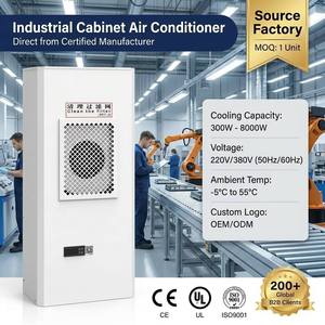 เครื่องปรับอากาศแบบตู้สำหรับอุตสาหกรรม EA-600W 220V AC แบบติดตั้งด้านข้าง ใช้สารทำความเย็น R134a ให้ความเย็นทรงพลังสูงสุดถึง - Product Image 1