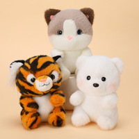 Jouets Songshan 2026 Nouvelle poupée animale de haute qualité, mini peluche douce de 13 cm, ours en peluche, lapin, tigre, pingouin, jouet en peluche pour enfants, cadeaux