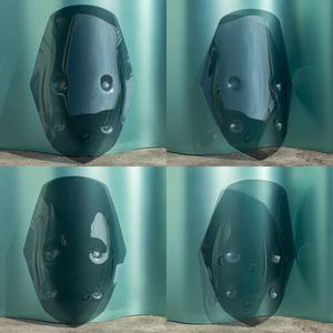 Pièces de moto Moto Guzzi V100 Mandello, déflecteur de vent, carénage personnalisé en polycarbonate anti-rayures, pare-brise de 4 mm/5 mm d'épaisseur - Product Image 3
