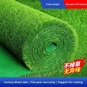 Futbol sahası için mühendislik yapay simüle çim balkon çatı yalıtım yeşil sahte çim halı için çit için açık - Product Image 5