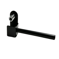 Support de plaques de poids en acier robuste pour rack de squat, avec picots de rangement antidérapants, confortable pour l'utilisation en salle de sport