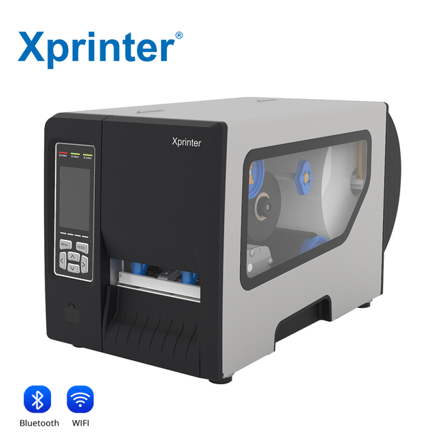 Xprinter XP-G480B/ G480E High Performance 24 Hours Continuous Working Label Printer for Industry Large Capacity Ribbon Printer