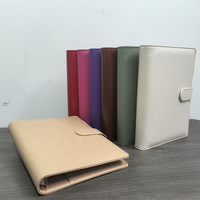 Vente en gros Macarons A6 A5 PU cuir Budget classeur pour planificateur quotidien hebdomadaire argent classeur organisateur espèces classeur carte portefeuille