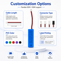 Baterai Silinder Lithium Ion 18650 3.2v 2000mah 300mAh 4000mah Baterai Lithium Ion