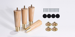 WEKIS Patas de Sofá Metálicas Modernas al por Mayor, Accesorios para Muebles, Patas para Sofá, Gabinete, Cama, Uso en Exteriores y Talleres - Product Image 5