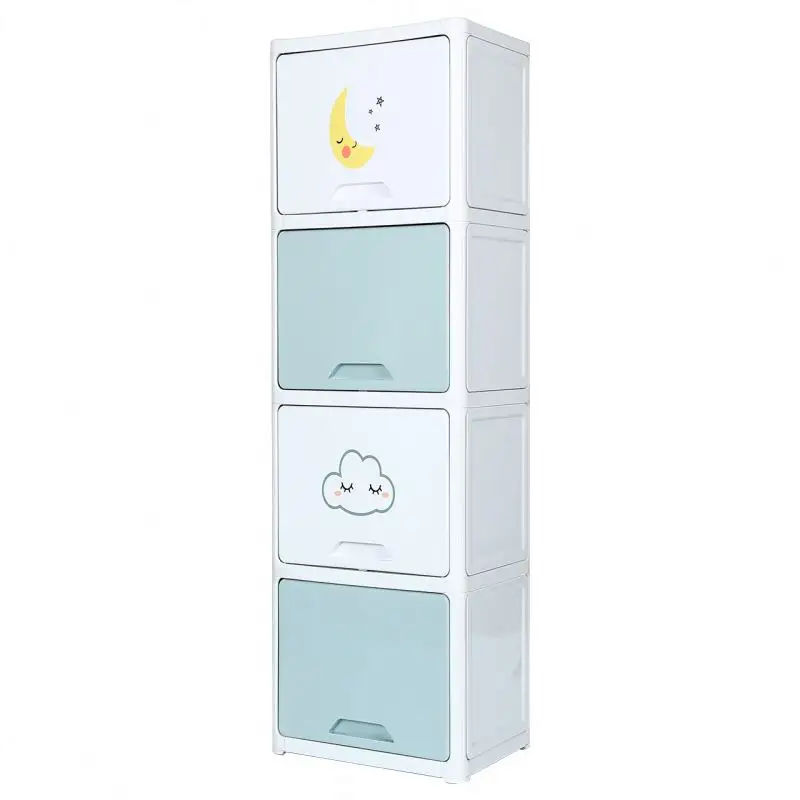 Manufacturer classical layers and plastic drawers storage furniture storage wardrobe cabinet