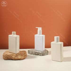 Haute qualité 200ml Pet blanc pour clair <span class=keywords><strong>vide</strong></span> en plastique carré shampooing distributeur bouteille pompe pour corps lavage Lotion huile pour le visage - Product Image 5