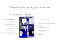 MUESTRA EN STOCK EN MÉXICO BRENU OEM/ODM Máquina expendedora de café en grano con pantalla táctil, totalmente automática, con pago con tarjeta