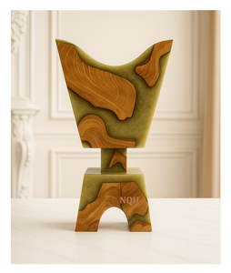 Quemador de Incienso Bakhoor de Madera de Pino y Resina Epoxi, Hecho a Mano, de Lujo, 2026 |   Incienso Árabe Premium Mubkhar para el Hogar, Diseño Personalizable para Regalo - Product Image 3