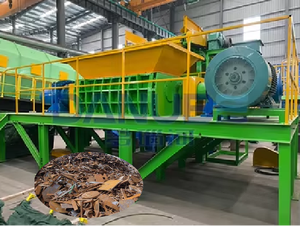 เครื่องหั่นแบบเพลาคู่อุปกรณ์หั่นขวดเหล็กใช้ในอุตสาหกรรม - Product Image 2