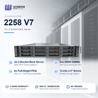 XFusion FusionServer 2258 V7 2U Dual EPYC 9004 24 DDR5 24 NVMe 8 Slot PCIe 8xGPU Server Komputasi Awan