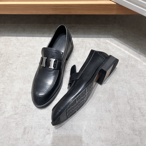 Zapatos Oxford de moda retro con entresuela, parte superior de cuero de vaca de grano completo, suela de caucho/látex y forro de tela, para todas las estaciones, con suela de caucho espumado. - Product Image 5